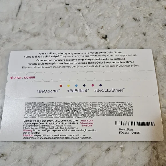 Color Street Nail Polish Strips-Retired-Desert Flora - Picture 2 of 3